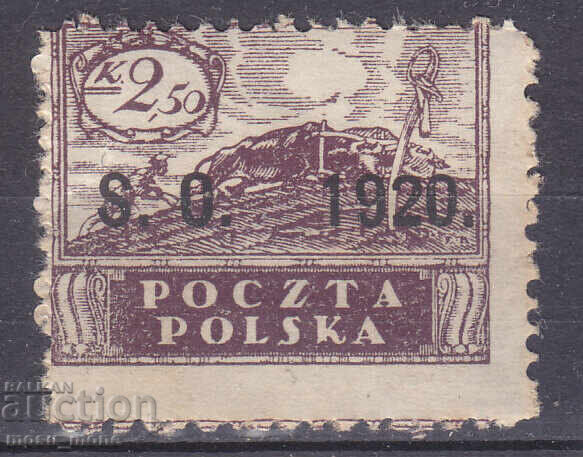 Polonia 1920 Silezia Orientală