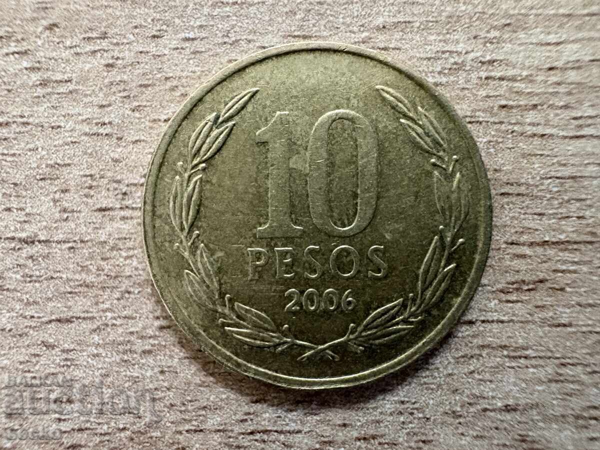 Chile - 10 pesos (2006) Chile - 10 pesos (2006)