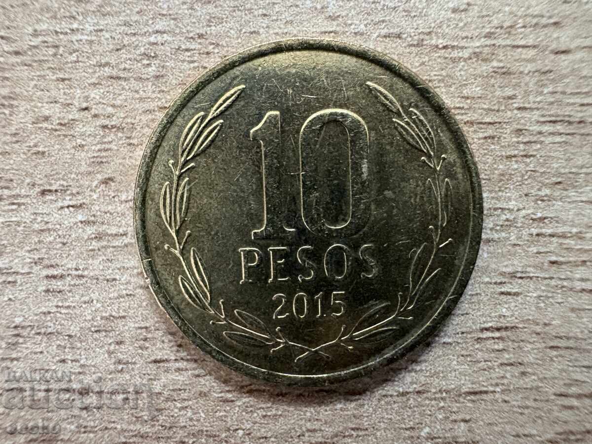 Chile - 10 pesos (2015) - 'So' Chile - 10 pesos (2015) - 'So'