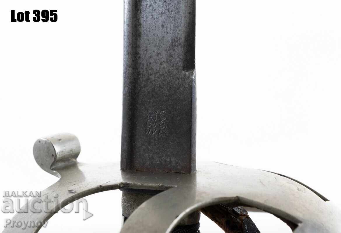 Cavalry saber model 1852. Marked "W.K&C."