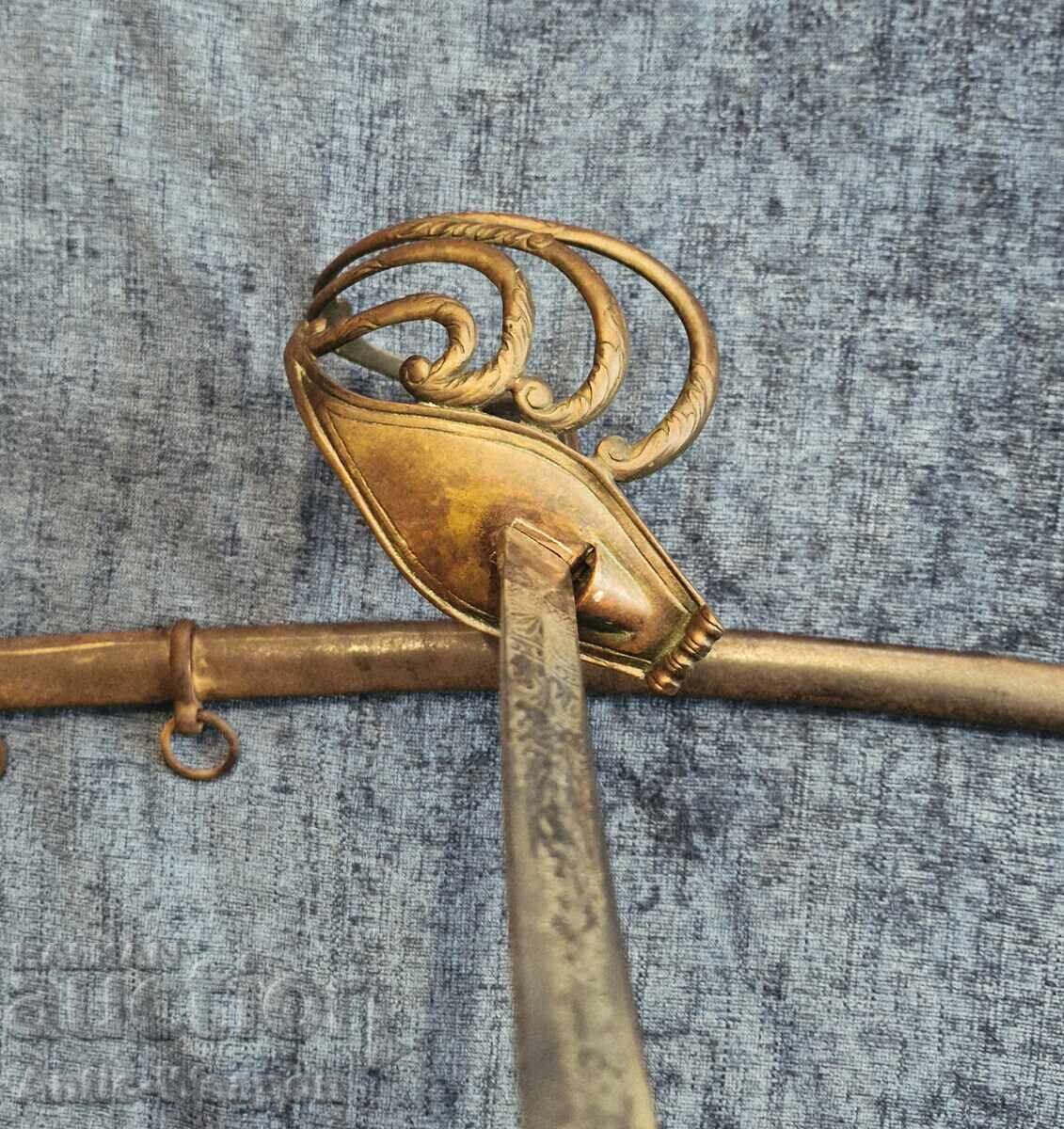 Officer's Saber Bersaglieri. Italy M 1903 - 6 Officer's Saber Bersaglieri. Italy M 1903 - 6