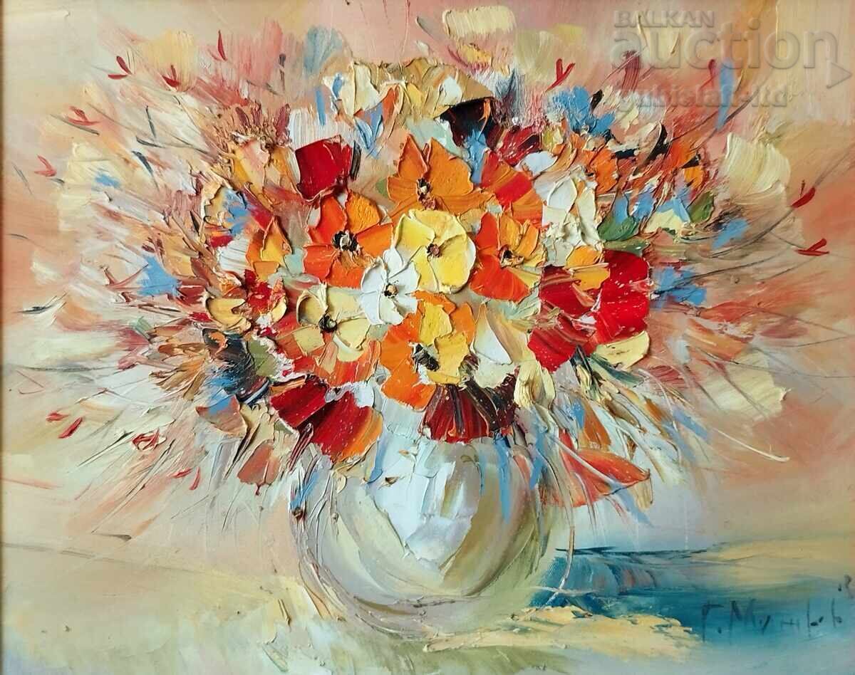 Painting, still life, art. P. Mitkov, 2003 with price € 1800.00 | 3520.49 BGN