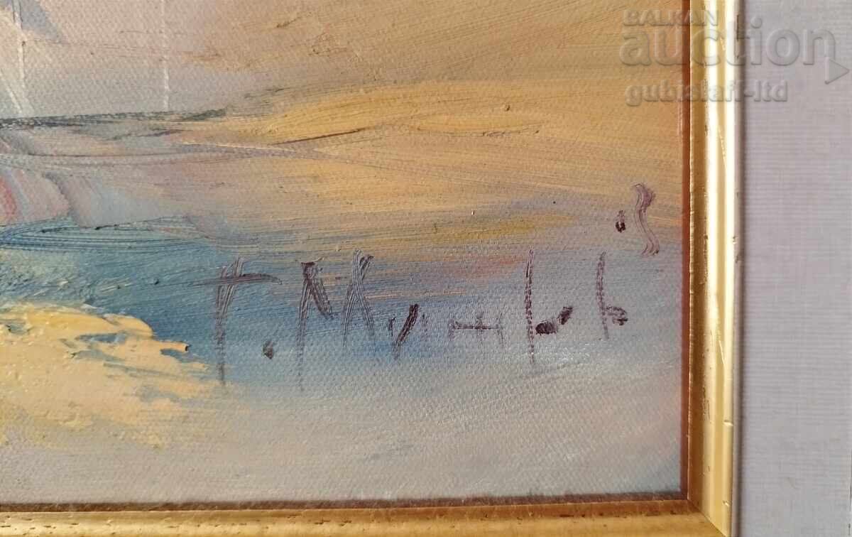 Auction  Painting, still life, art. P. Mitkov, 2003