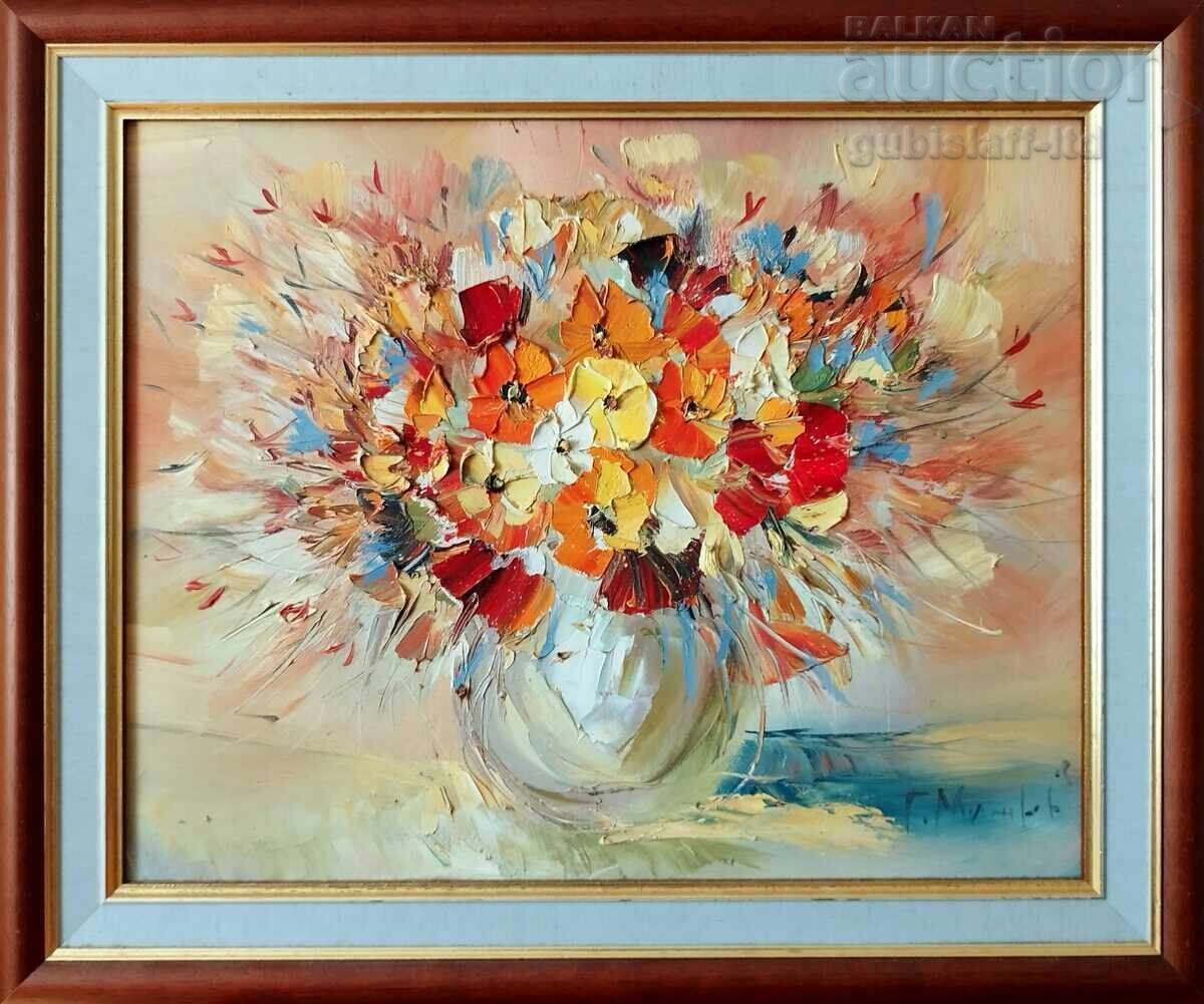 Ζωγραφική, νεκρή φύση, τέχνη. Π. Mitkov, 2003