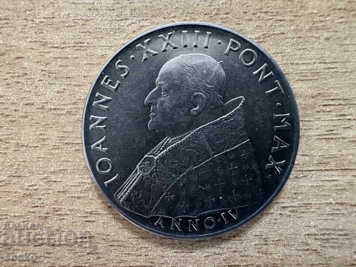 Βατικανό - 100 λιρέτες (1962) - Δεύτερη Σύνοδος του Βατικανού με τιμή 3.70 BGN | € 1.89 Βατικανό - 100 λιρέτες (1962) - Δεύτερη Σύνοδος του Βατικανού με τιμή 3.70 BGN | € 1.89