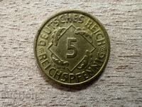 Германия - 5 райхспфенига (1936) - А