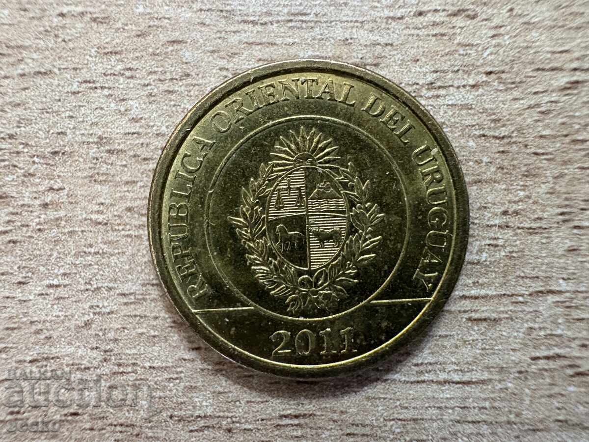 Ουρουγουάη - 1 πέσο (2011) με τιμή 1.00 BGN | € 0.51 Ουρουγουάη - 1 πέσο (2011) με τιμή 1.00 BGN | € 0.51