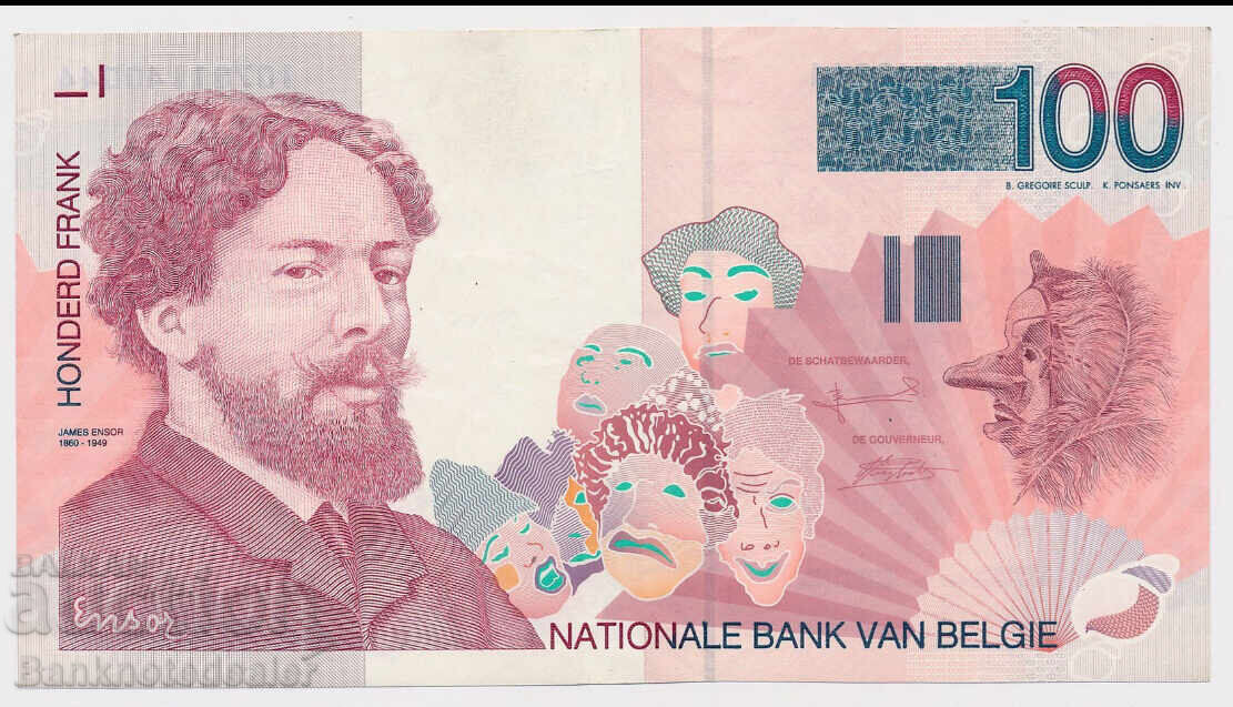 Belgia 100 Franci 1980 Pick 142 Ref 0044 Belgia 100 Franci 1980 Pick 142 Ref 0044