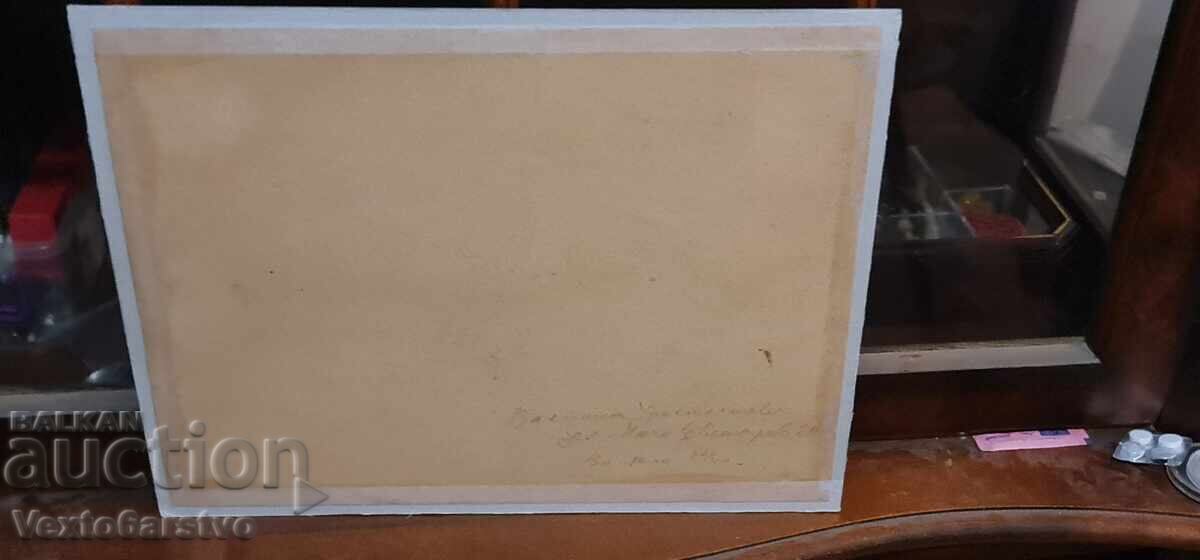 Tablou-ACVAREL-LACUL OHRID-ART.-,,VLADIMIR RILSKI - 6