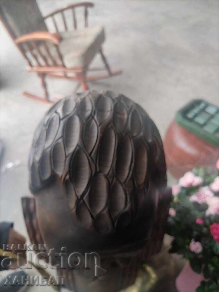 Bust of an African American made of ebony wood - 5 Bust of an African American made of ebony wood - 5