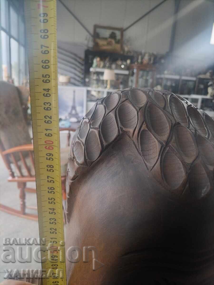 Bust of an African American made of ebony wood - 6 Bust of an African American made of ebony wood - 6