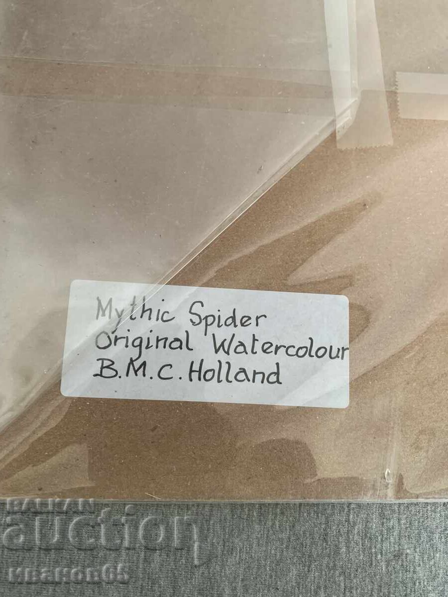 painting Mythical spider watercolor - 6 painting Mythical spider watercolor - 6