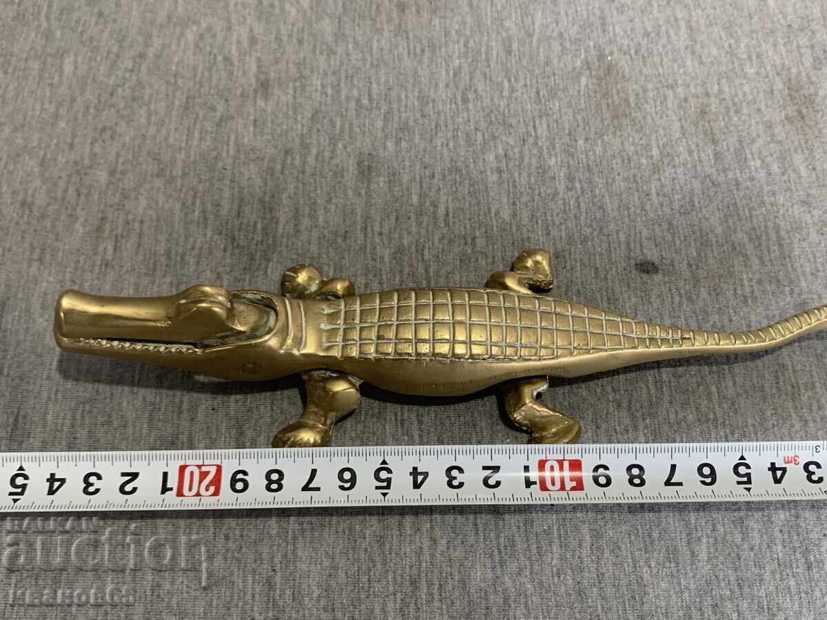 Bronze Crocodile Figure with price 50.00 BGN | € 25.56 Bronze Crocodile Figure with price 50.00 BGN | € 25.56