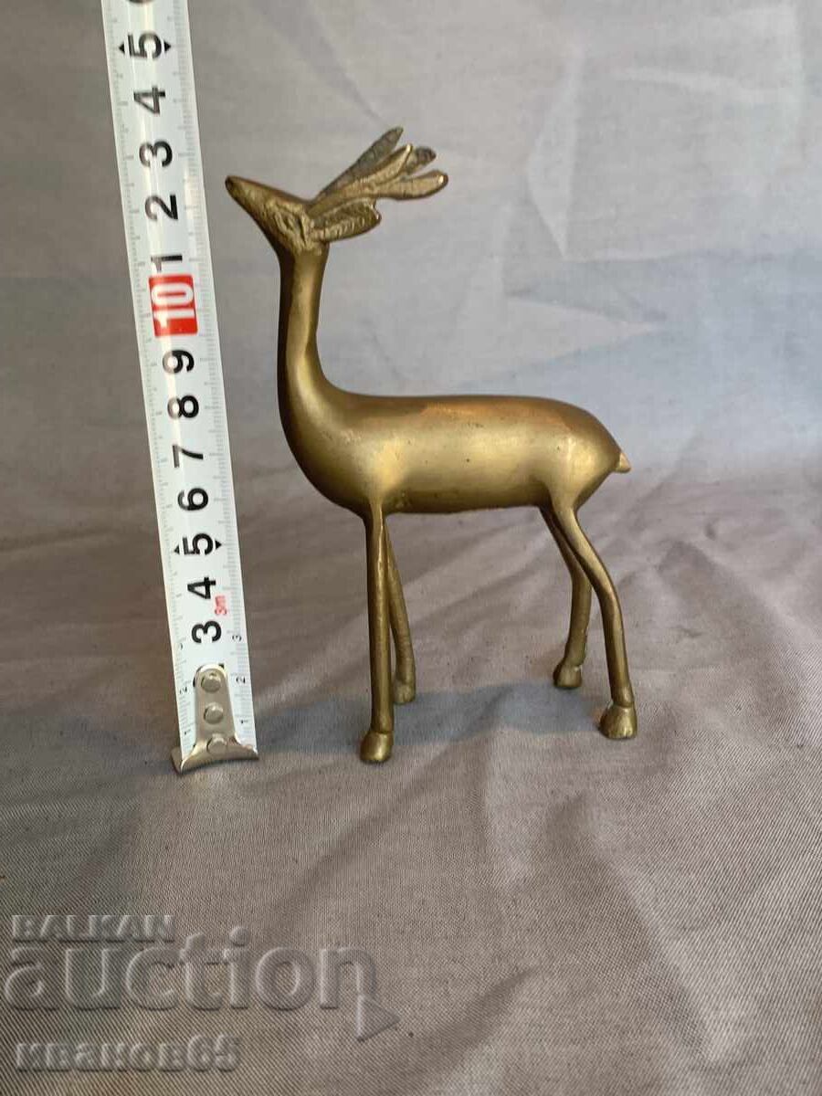 Auction Brass Deer Auction Brass Deer
