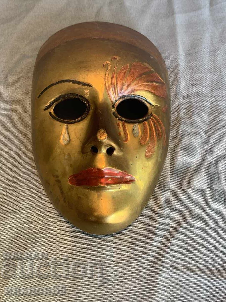 Brass wall mask with price 50.00 BGN | € 25.56 Brass wall mask with price 50.00 BGN | € 25.56