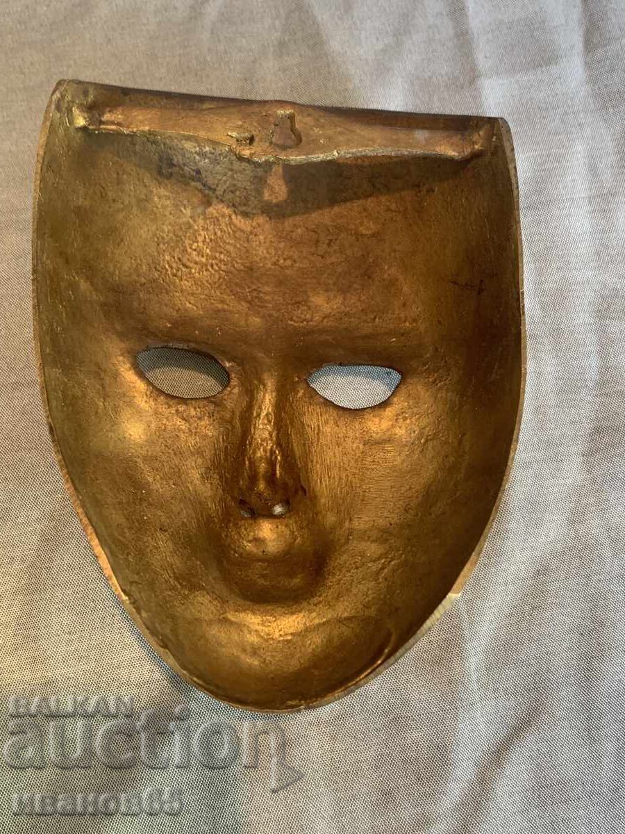 Auction Brass wall mask Auction Brass wall mask