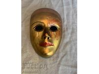 Brass wall mask