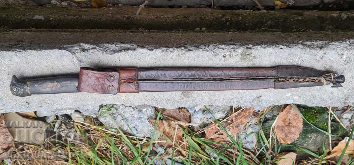 KNIFE-DAGGER-KAMA-MACEDONIAN WARRIOR KNIFE FROM BITOLA-1889 with price 2499.99 BGN | € 1278.22