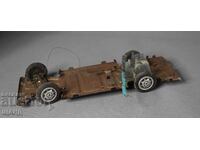 MERCEDES Base with Tires Old Japanese Metal Toy Car