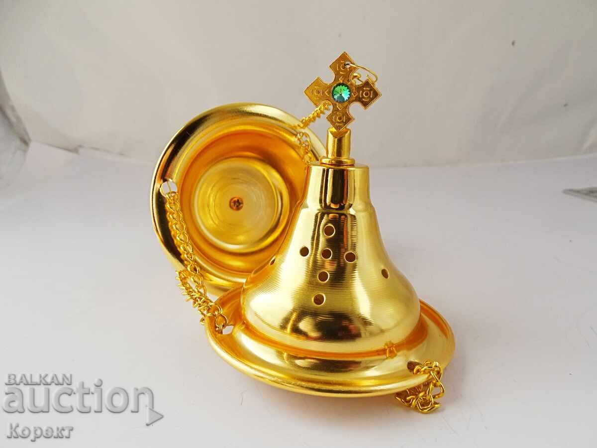 Livrarea Nouă mică candelă de bronz