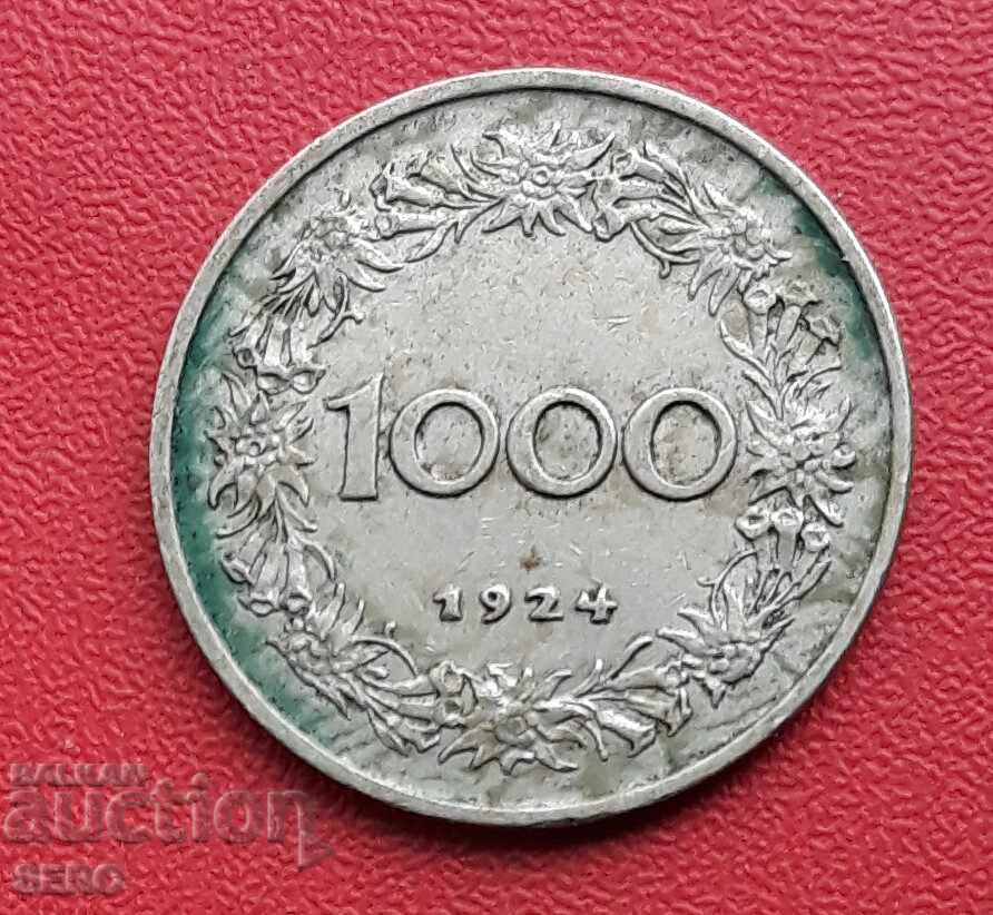Αυστρία-1000 κορώνες 1924 Αυστρία-1000 κορώνες 1924