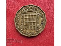 Ηνωμένο Βασίλειο - 3 πένες 1955