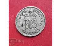 Great Britain - 6 Pence 1947