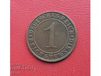 Germania-1 pfennig 1925 J-Hamburg