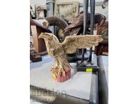 VULTUR DE BRONZ CU POSTAMENT