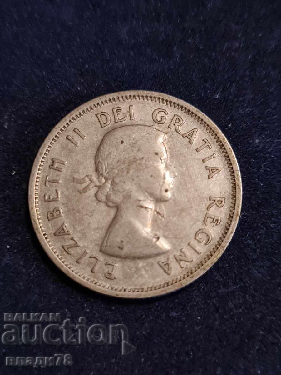 Delivery of Silver coin 25 cents 1953 Delivery of Silver coin 25 cents 1953