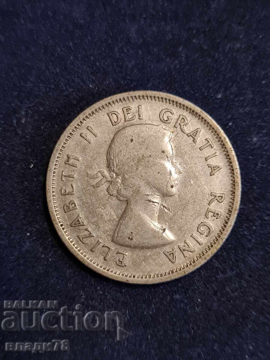 Silver coin 25 cents 1953 - 5 Silver coin 25 cents 1953 - 5