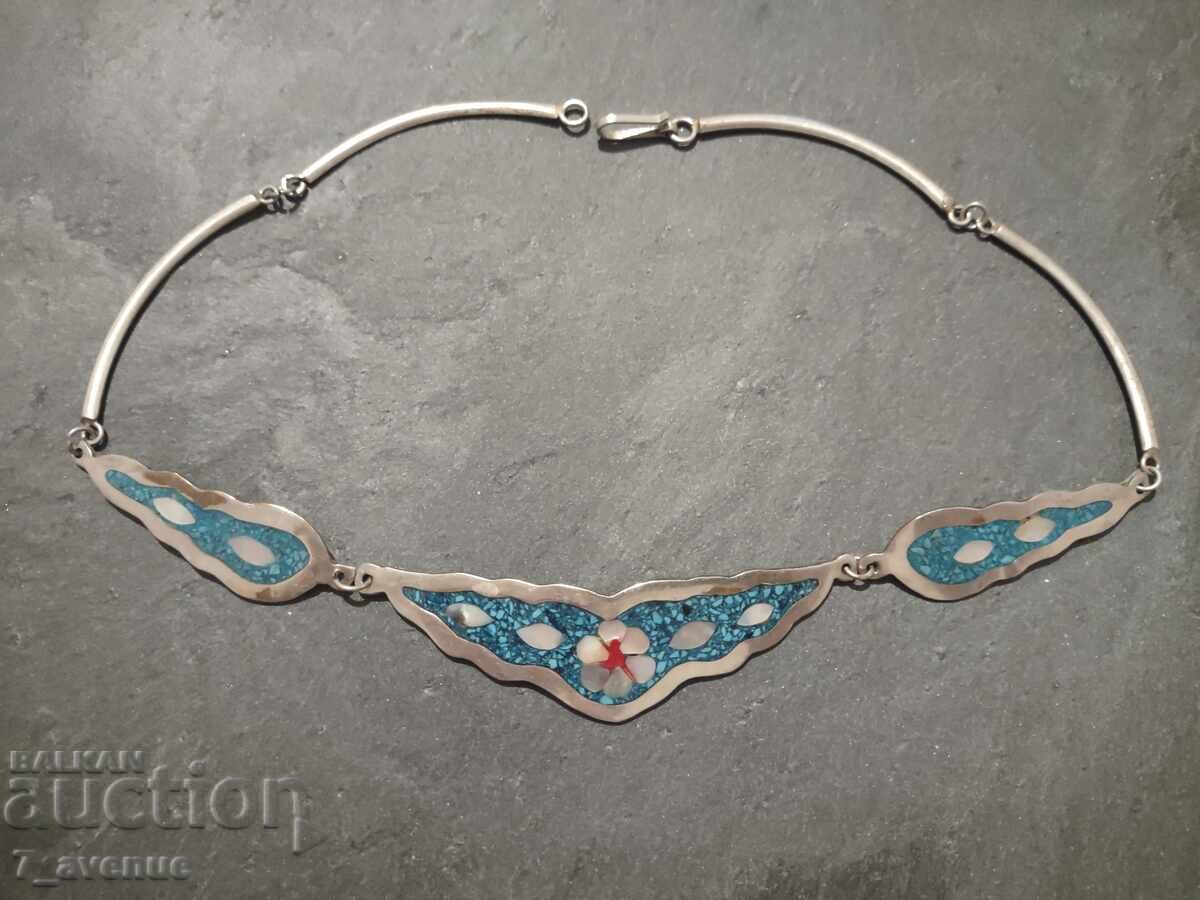 Necklace jewelry with inlaid stones 16.10.25 with price 99.00 BGN | € 50.62