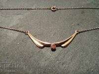 Necklace jewelry necklace with ruby 16.10.25