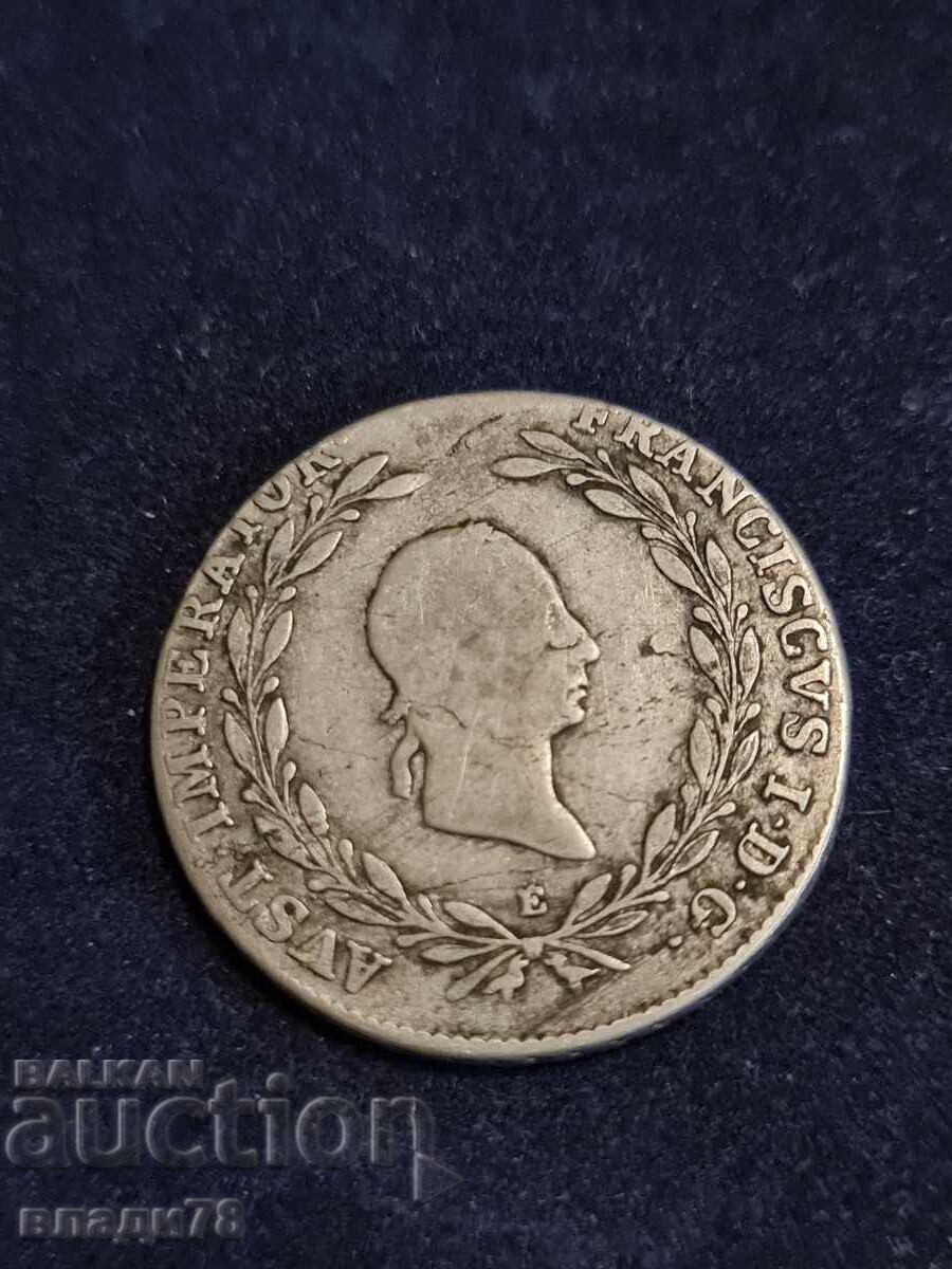 Delivery of Silver Coin 20 Kreuzer 1825 Delivery of Silver Coin 20 Kreuzer 1825
