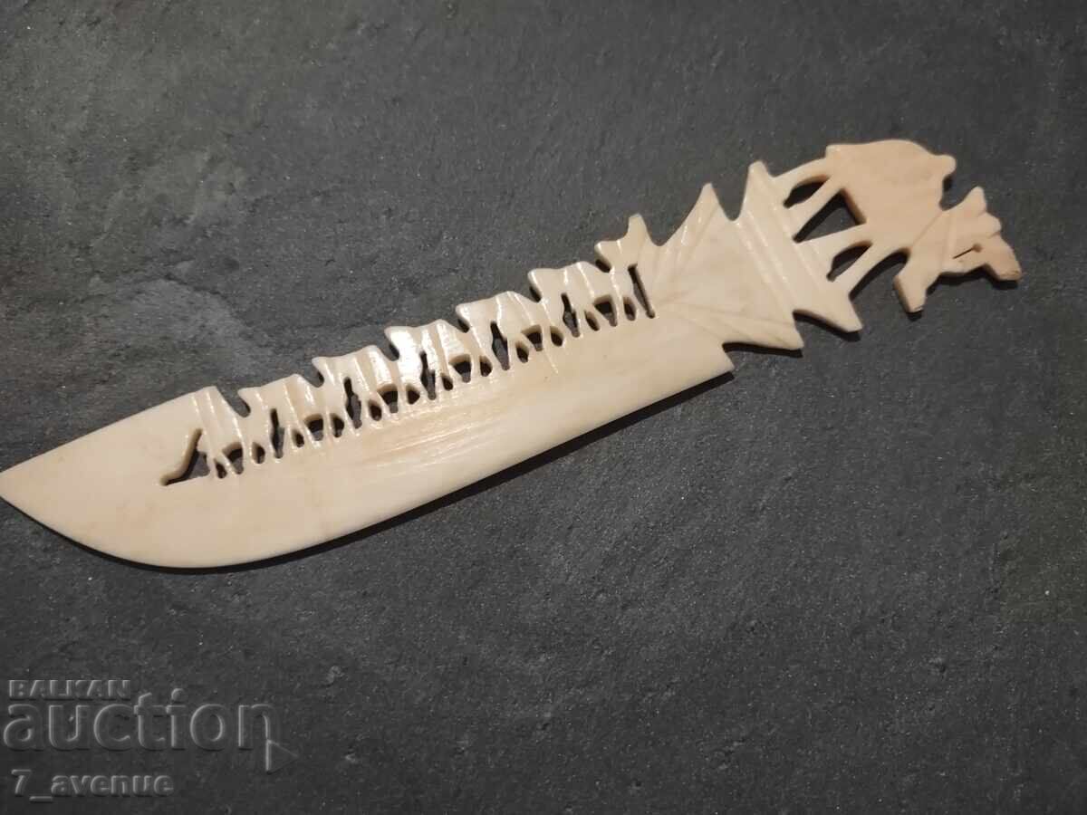 Нож за писма от кост, ръчна изработка 16.10.25 Нож за писма от кост, ръчна изработка 16.10.25