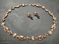 Colier bijuterie și cercei, anii '70 16.10.25