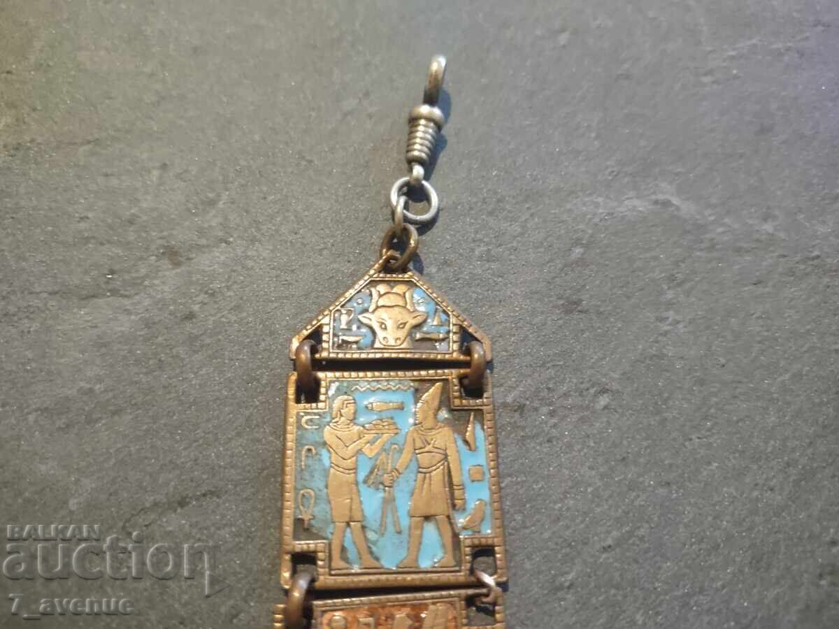 Pendant Medallion, Antique Bronze with Enamel 17.10.25 - 5