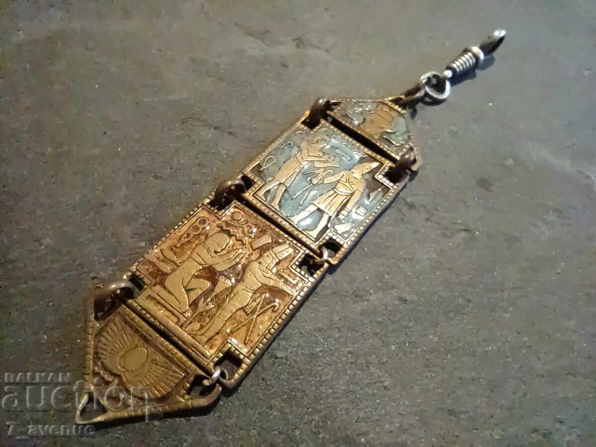 Pendant Medallion, Antique Bronze with Enamel 17.10.25 - 6