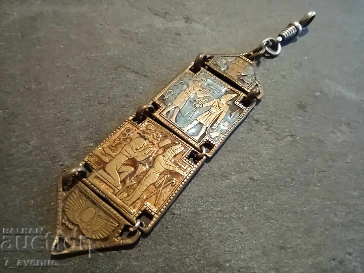 Pendant Medallion, Antique Bronze with Enamel 17.10.25 - 7