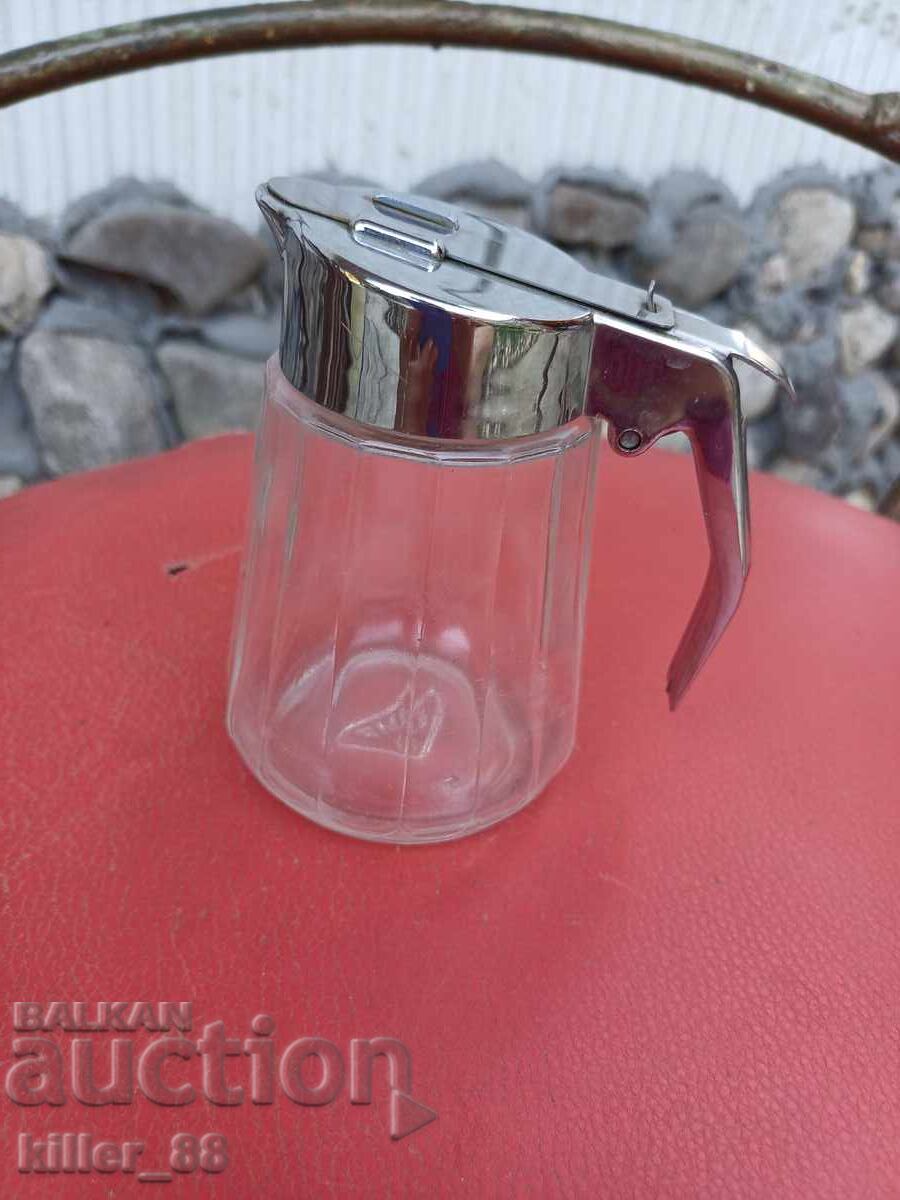 Παλιό γυάλινο μπολ ζάχαρης Παλιό γυάλινο μπολ ζάχαρης