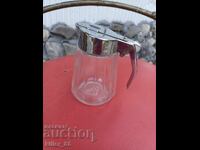 Vechi vas de zahăr din sticlă