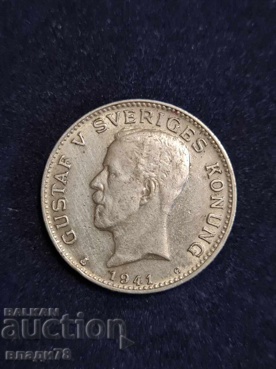 Silver coin 1 crown 1941 - 5 Silver coin 1 crown 1941 - 5