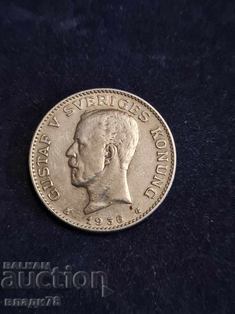Silver coin 1 crown 1936 with price 14.50 BGN | € 7.41 Silver coin 1 crown 1936 with price 14.50 BGN | € 7.41