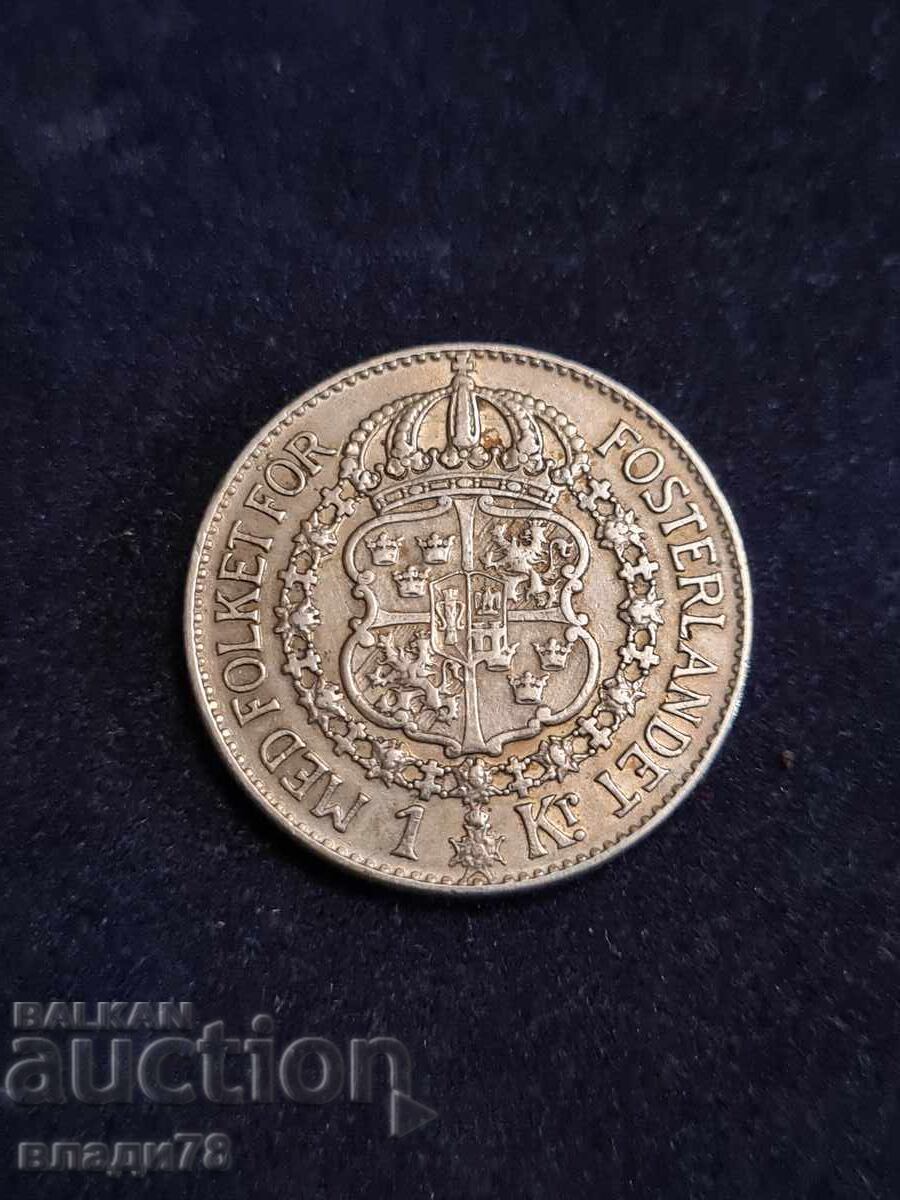 Silver coin 1 crown 1936 - 5 Silver coin 1 crown 1936 - 5