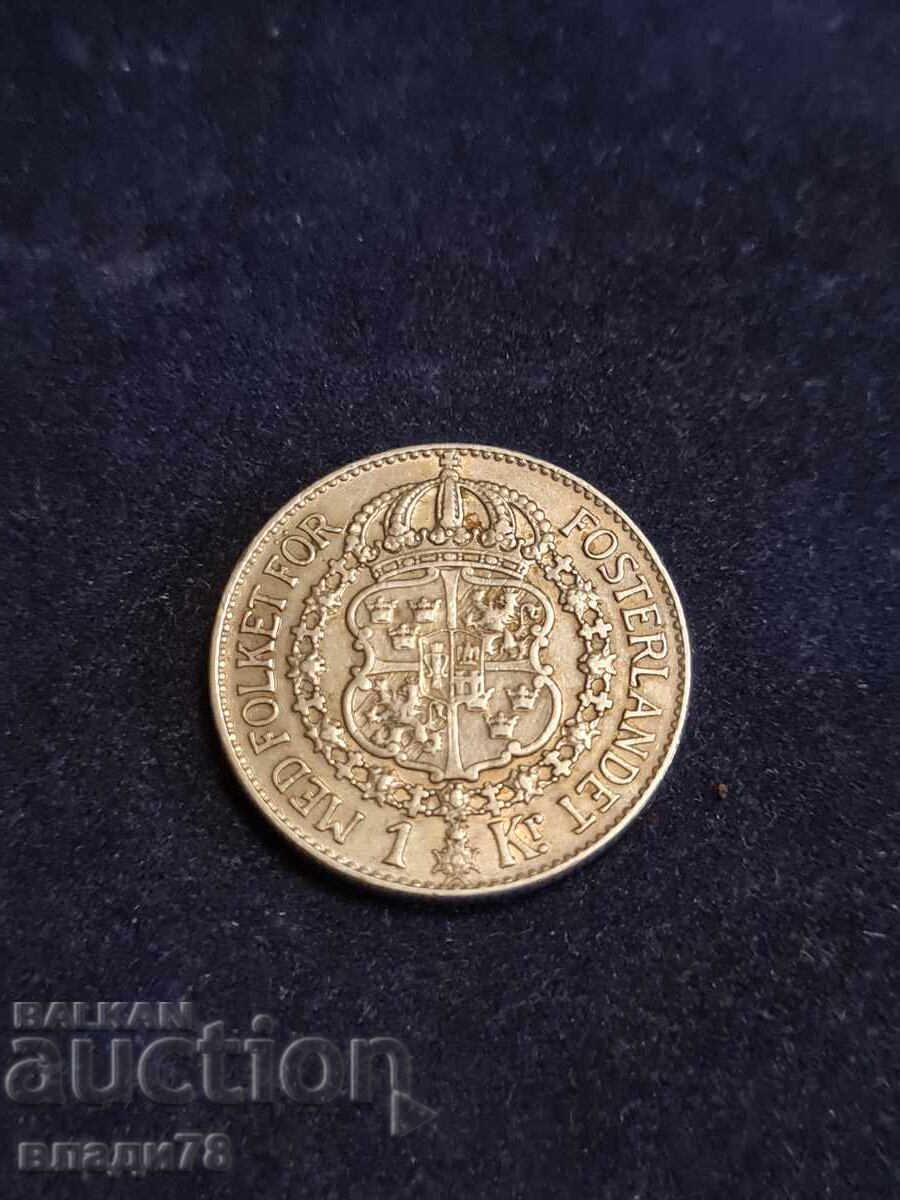 Silver coin 1 crown 1936 - 6 Silver coin 1 crown 1936 - 6