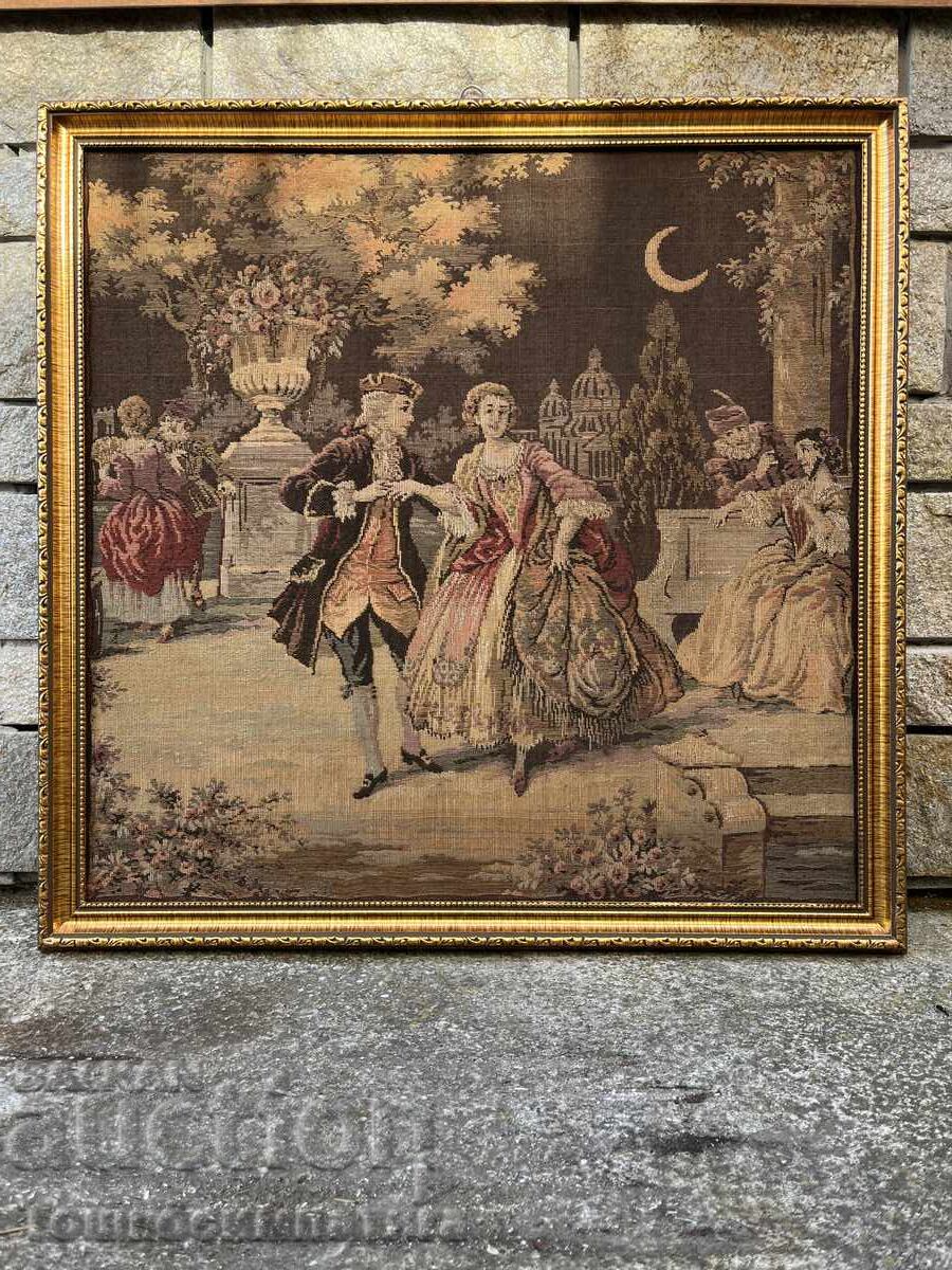 Αντίκα, βελγικό, υφαντό γκομπλέν