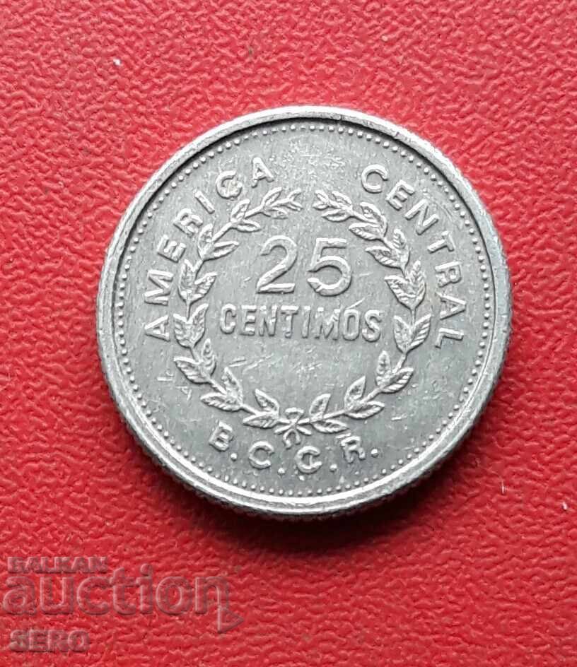 Costa Rica - 25 Centimos 1989 Costa Rica - 25 Centimos 1989