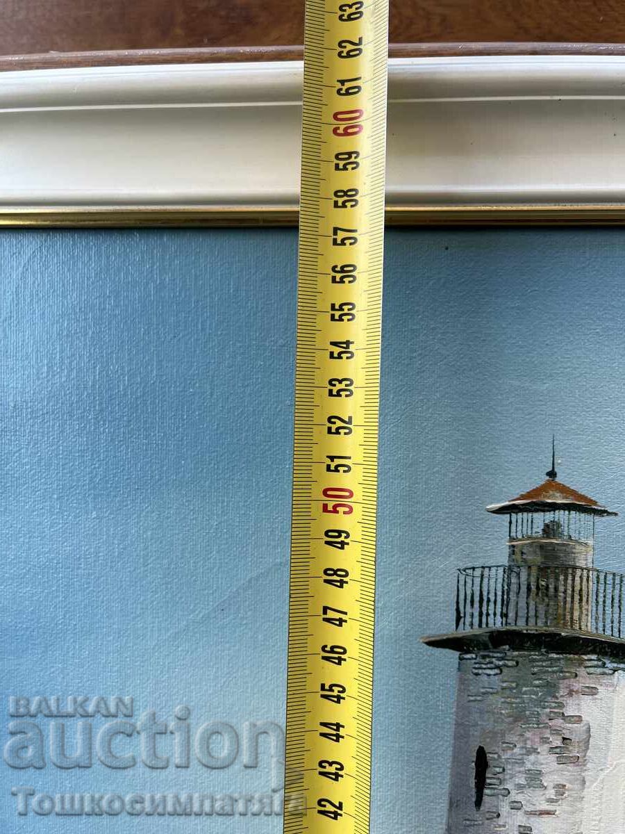 Livrarea Tablou frumos cu far de mare