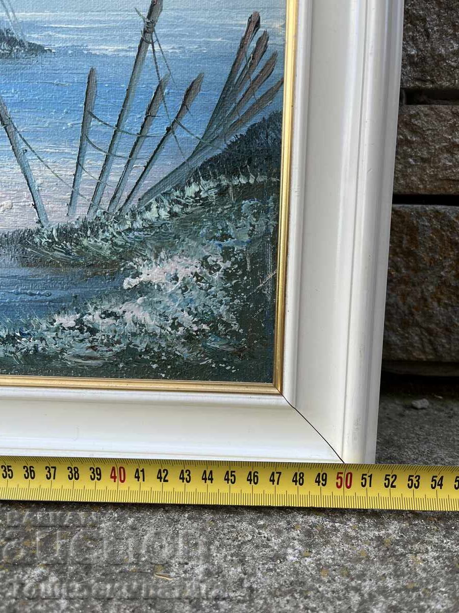 Tablou frumos cu far de mare - 5