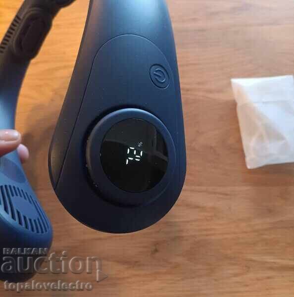 NEW! Portable USB Neck Fan, 5 Speeds - 5